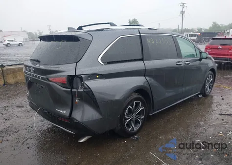 2025 Toyota Sienna Platinum from USA, damaged, VIN 5TDESKFC7SS171311